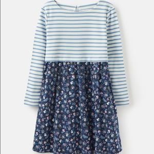 NWT Joules Layla Navy Ditsy Dress- 1 year